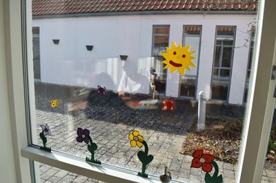 Billede af vinduespynt i hus C